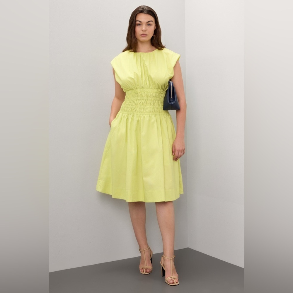 Eudon Choi Green Poplin Dress - Picture 6 of 13